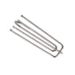 50Pcs 4 Prong Stainless Steel Pinch Pleat Curtain Hooks for Pleated Curtains