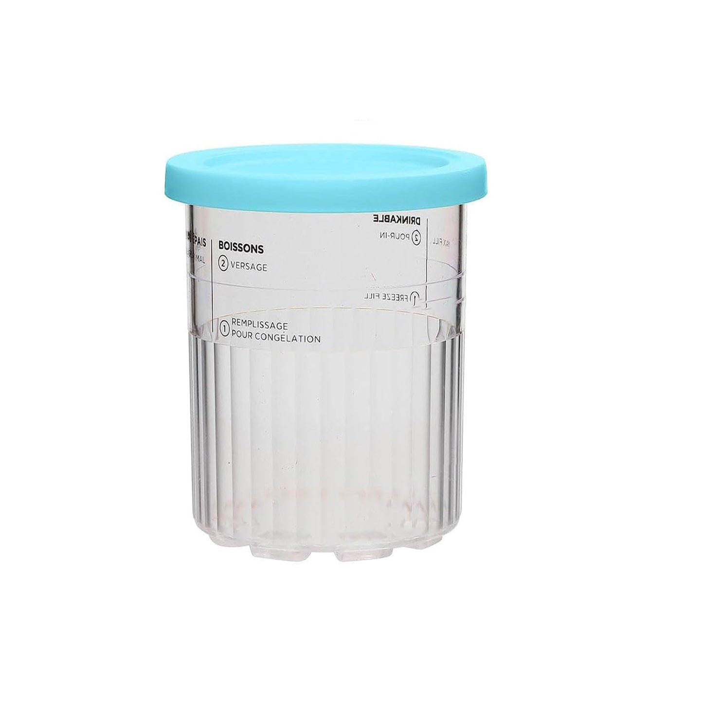 4Pcs Ice Cream Pints Containers And Lids, Compatible With Ninja NC500, NC501 Series