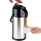 3L Stainless Steel Vacuum Insulated Water Dispenser Pump Flask Hot Cold Beverage Server
