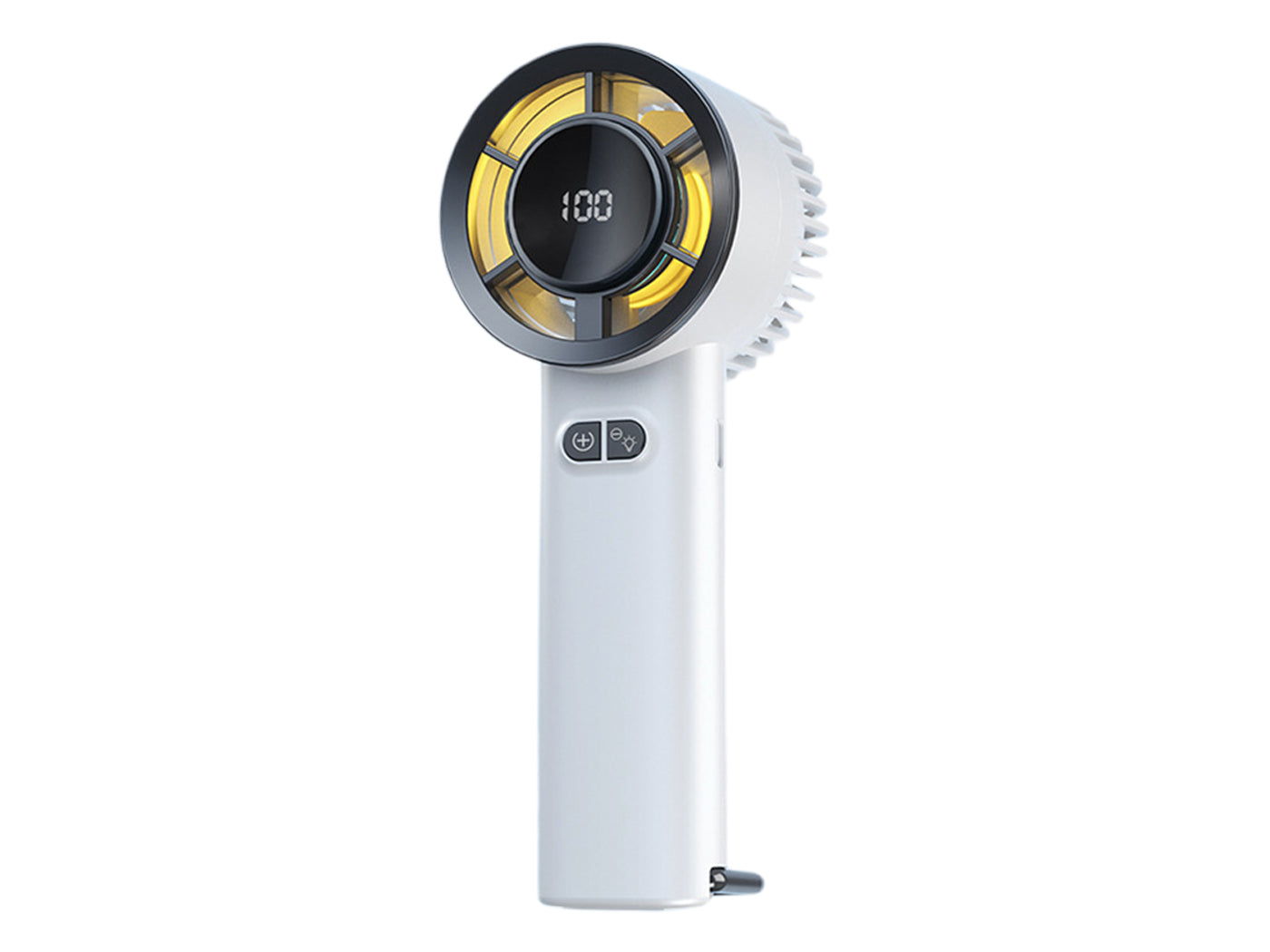 100 Speed USB Handheld Cooling Fan with Light
