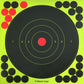 50Pcs 20CM Shooting Targets Splatter Paper Self-Adhesive Paper Reactive Splatter Target Sticker