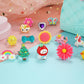 24PCS Adjustable Jewelry Rings Set Girls Pretend Play Rings