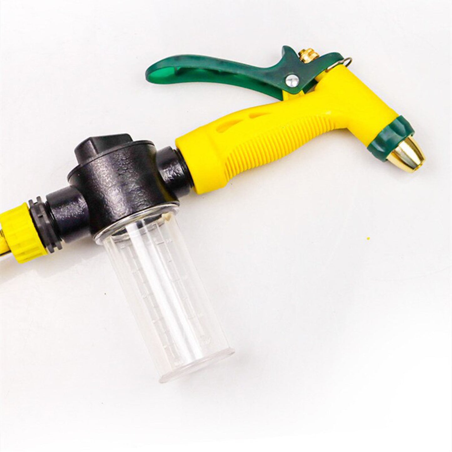2Pcs 50mL Tee Bubble Bottle High-Pressure Power Car Washer Spray Nozzle Gun Bottle Accessory