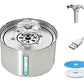 3L Stainless Steel Cat Water Fountain Automatic Electric Pet Drinking Dispenser