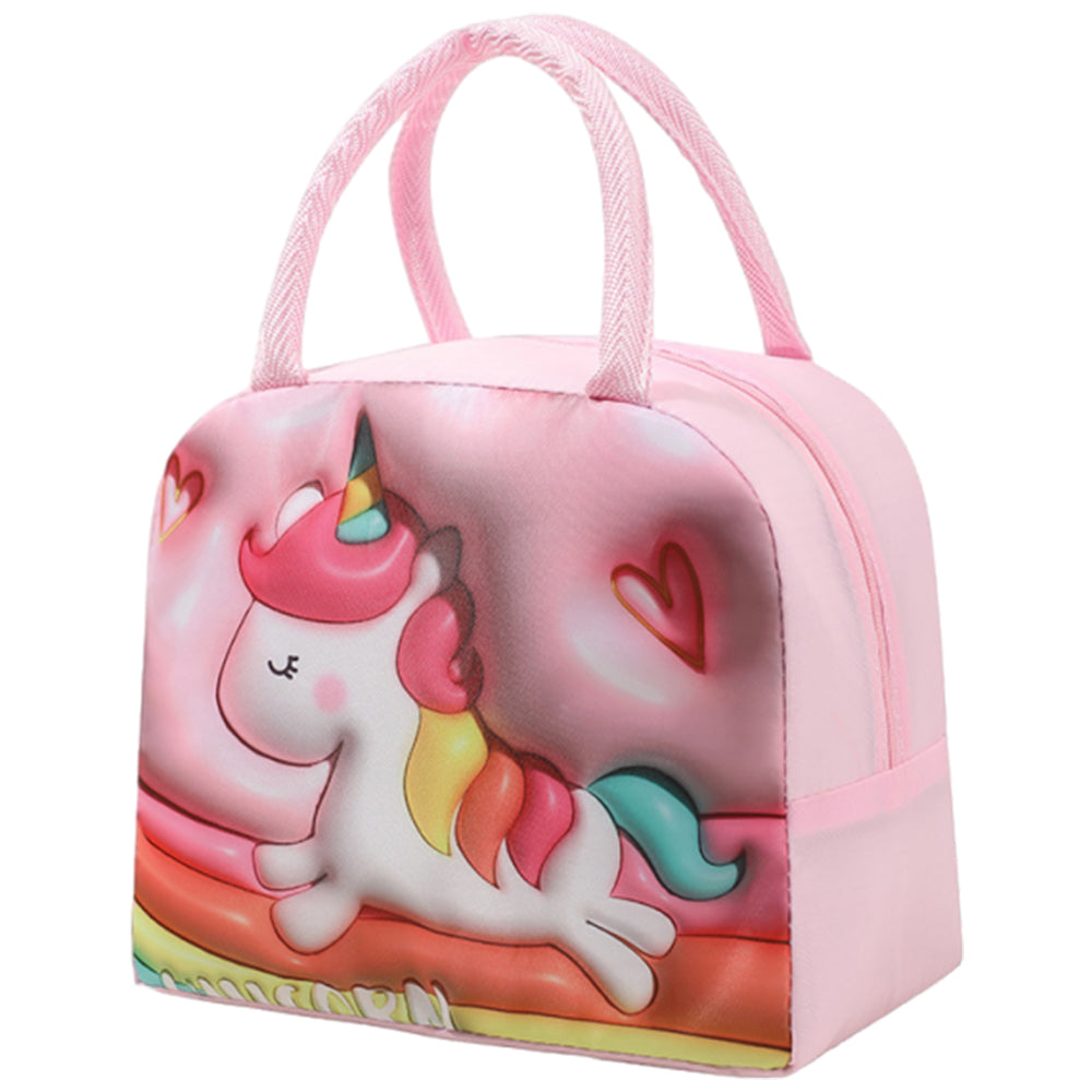 Oxford Cute 3D Cartoon Insulated Lunch Bag