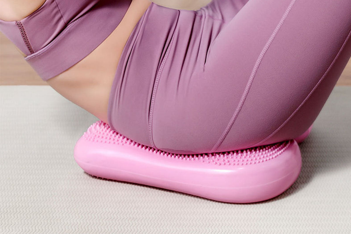 Air Stepper Inflatable Yoga Foot Balance Board Home Gym Exercises Fitness Equipment
