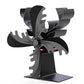 4 Blade Warmer Self-Powered Fireplace Stove Fan