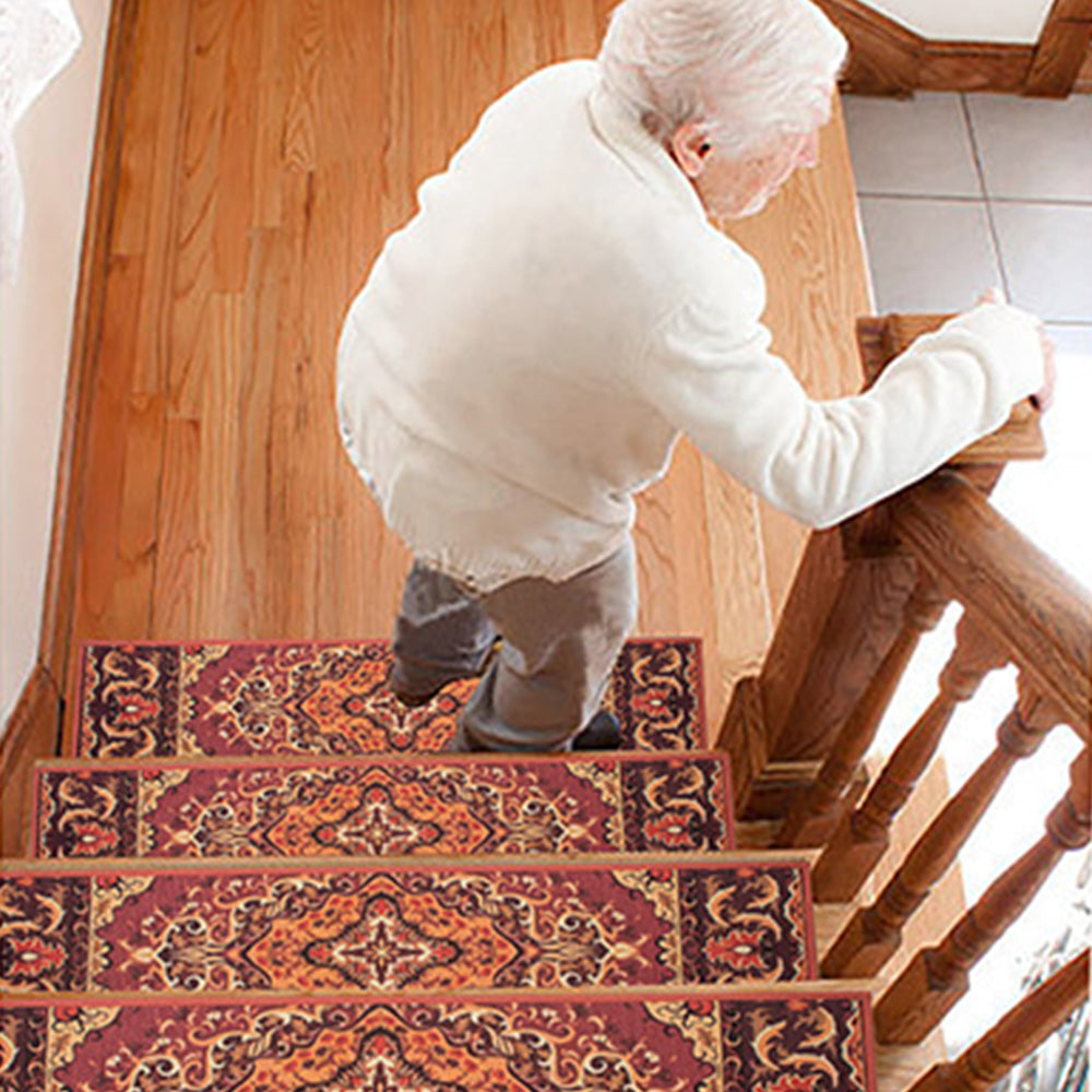 5Pcs Non Slip Tape Stair Tread Self Adhesive Stair Carpet for Indoor Steps