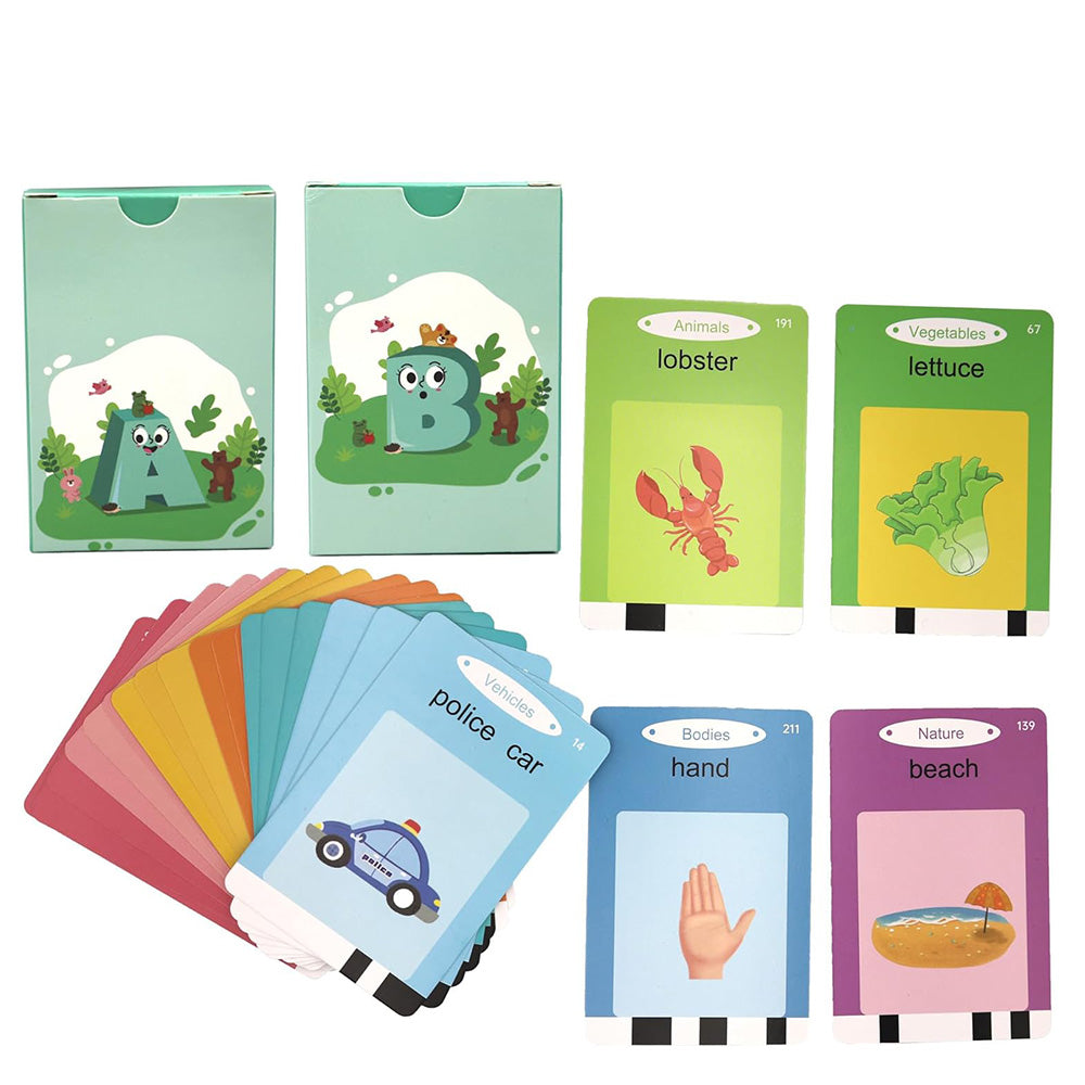 Talking Flash Cards for Toddlers Preschool Words Learning Cards Toy for Kids