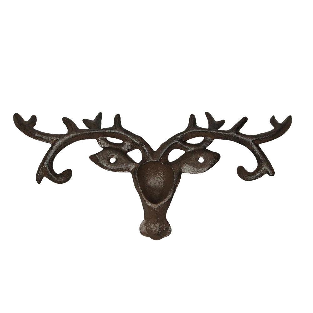 Cast Iron Animal Wall Hook for Coats Hats Keys Bags and Decor