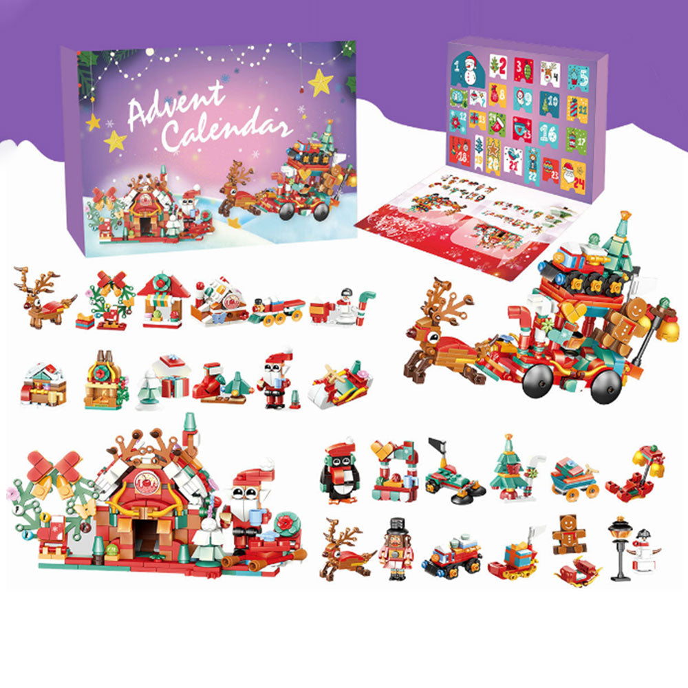 Advent Calendar Christmas Building Block 24 Days Countdown Surprise Box