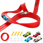 Car Racing Track Set Five Meter Race Track Dual Lane Gravity