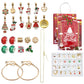 24 DAYS Christmas Advent Countdown Calendar Charm Bracelet and Necklace Making Kit