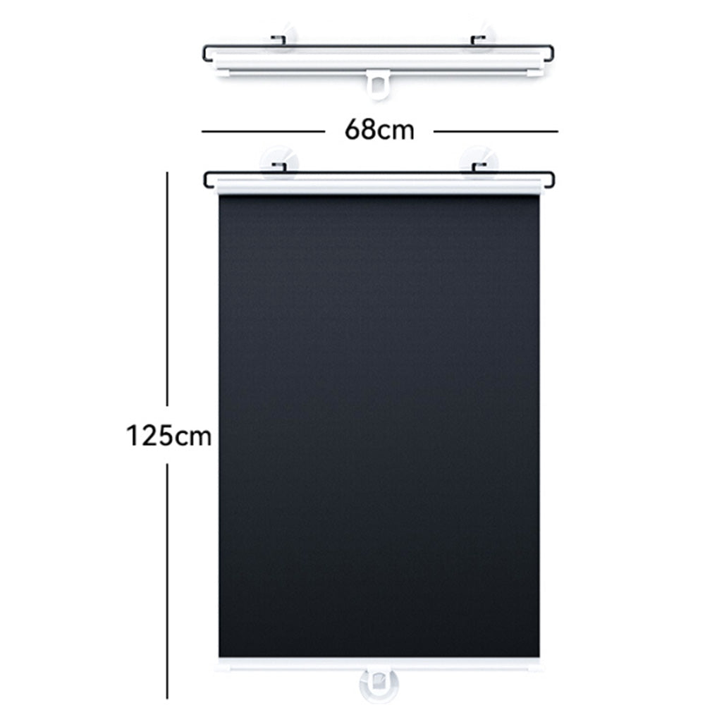 2Pcs Side Window Shade Roller Sunshade Sun Shade for Car House Office Window