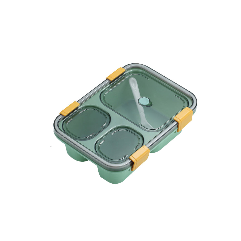 Portable Microwaveable Lunch Box Bento Box-3-Compartment