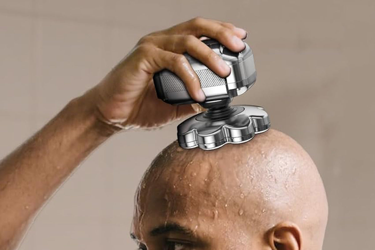 Electric Shaver for Bald Head Waterproof Mens Grooming Kit
