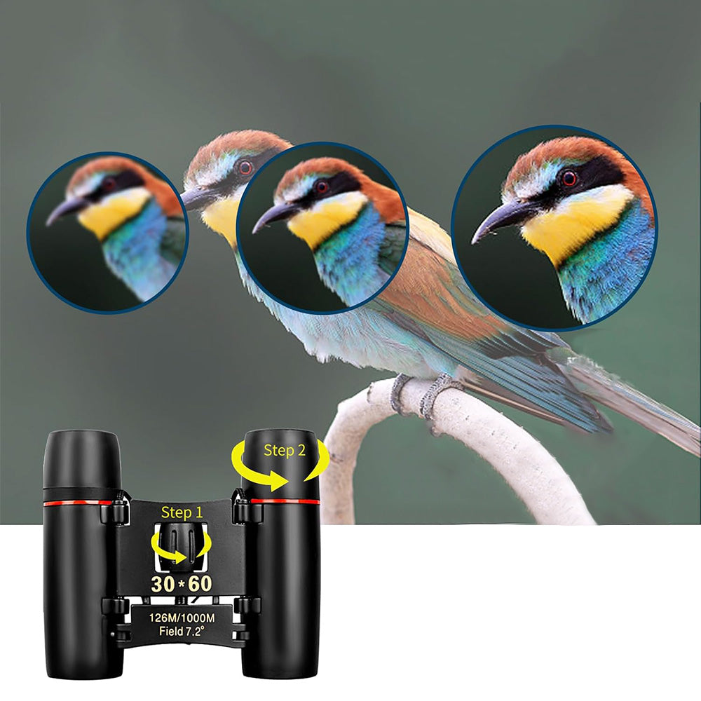 8x21 Compact Binoculars HD Waterproof Pocket Telescope for Outdoor Concerts