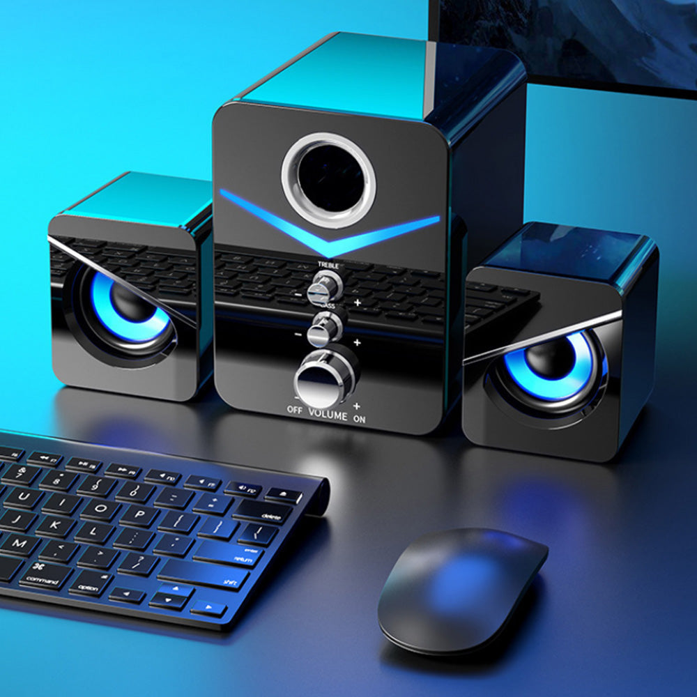 Computer Speaker System Bluetooth Surround Sound for Desktop Laptop