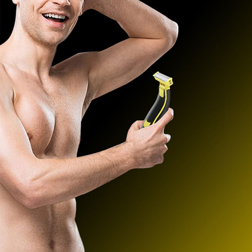 Men Electric Full Body Washed Wet and Dry Shaver Rotary Facial Shaver