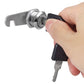 4 Pcs Cam Lock Set with Keys for Cabinet Drawer and Mailbox