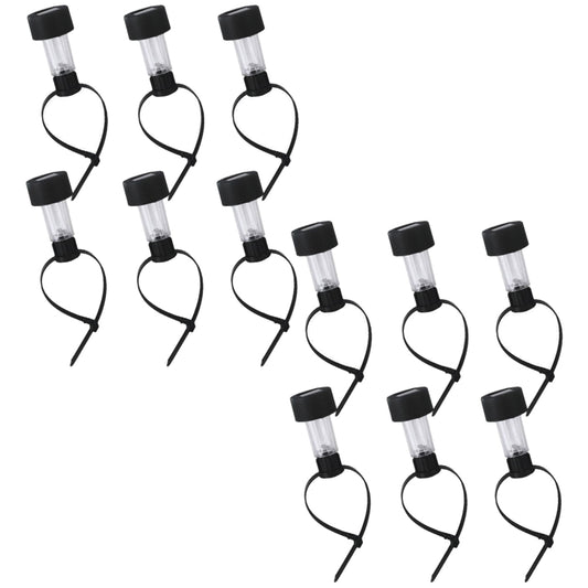 12 Pack Solar Water-Resistant Outdoor Swimming Pool Fence Light