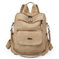 Women's Anti-Theft PU Leather Travel Backpack