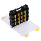 34 Grid Double Sided Tool Organizer Box for Screws Nuts and Small Parts