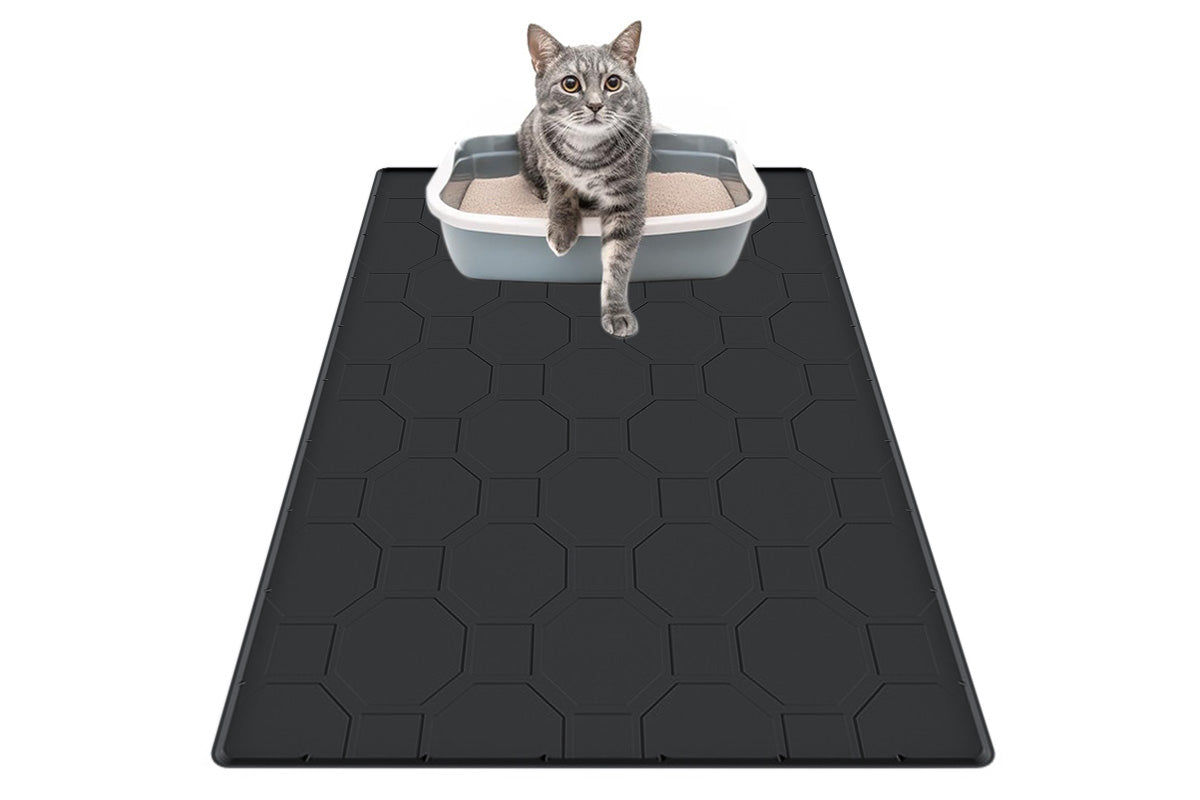 86x56cm Cat Little Box Mat Waterproof Silicone Cat Mat