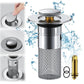 4Pcs Universal Bathroom Sink Pop-Up Stopper Drain Filter