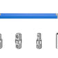Offset Extension Wrench Impact Spanner Wrench with Square Drive Adapters for Car