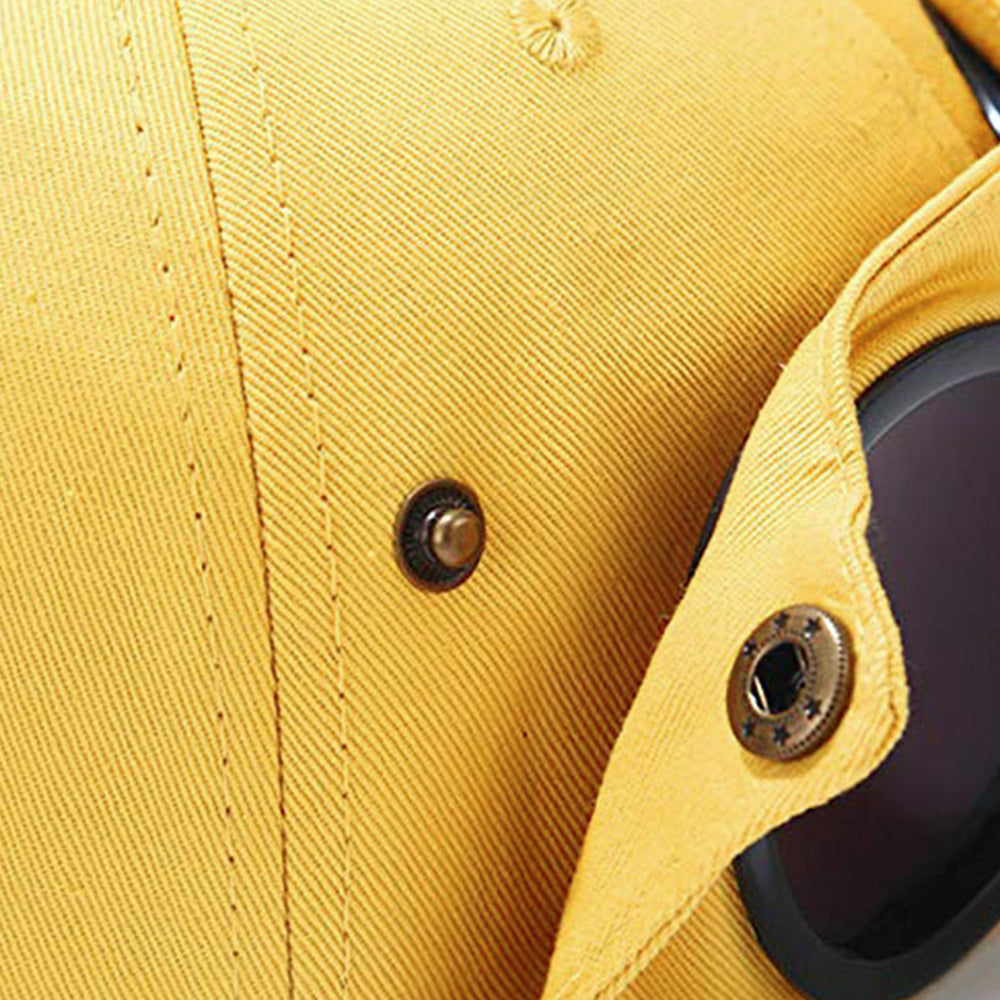 Two in One Adjustable Cotton Blend Eye Shade Baseball Cap