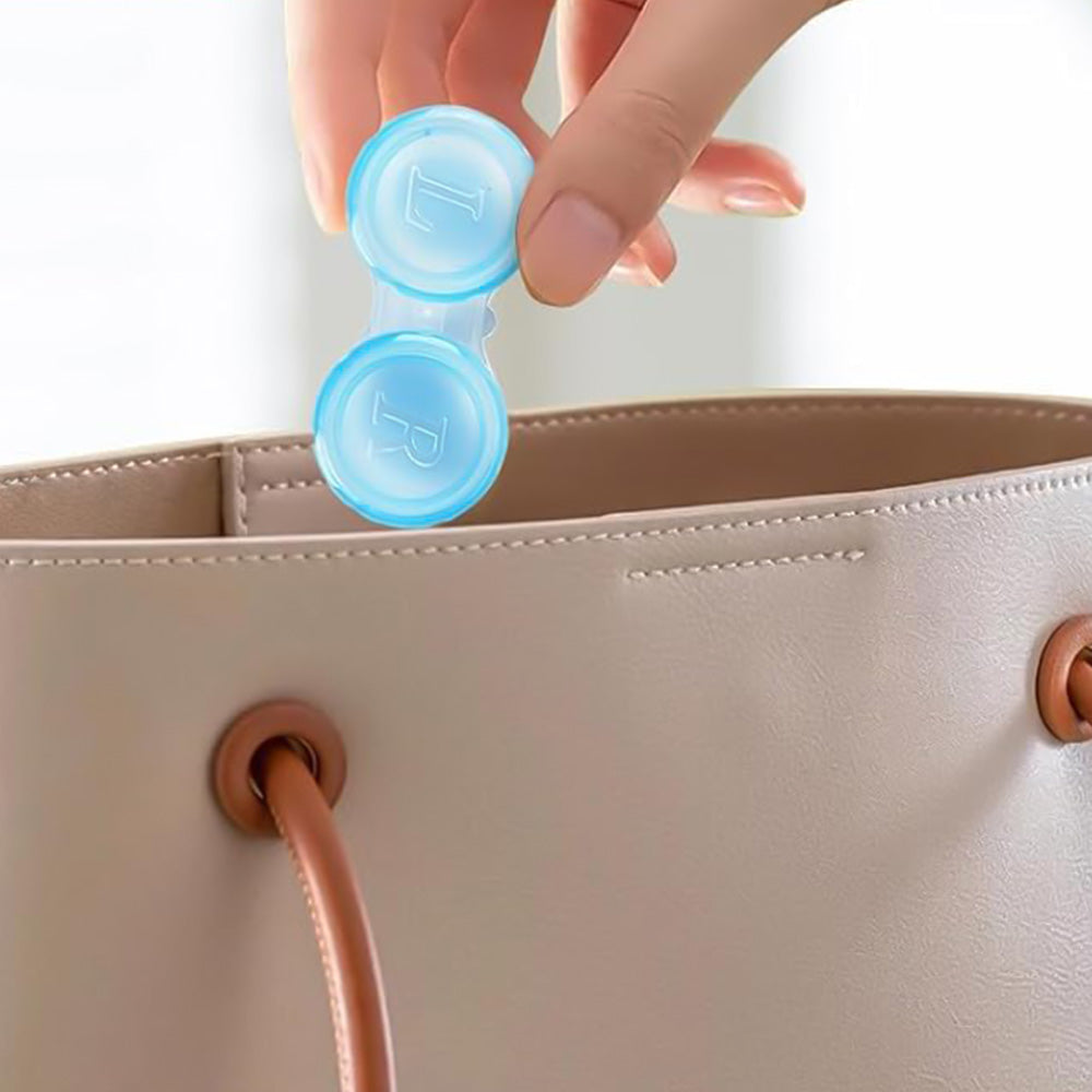 50 Pack Leak-Proof Contact Lens Cases Multi Colour