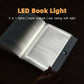 Transparent LED Flat Book Light with Timer for Reading