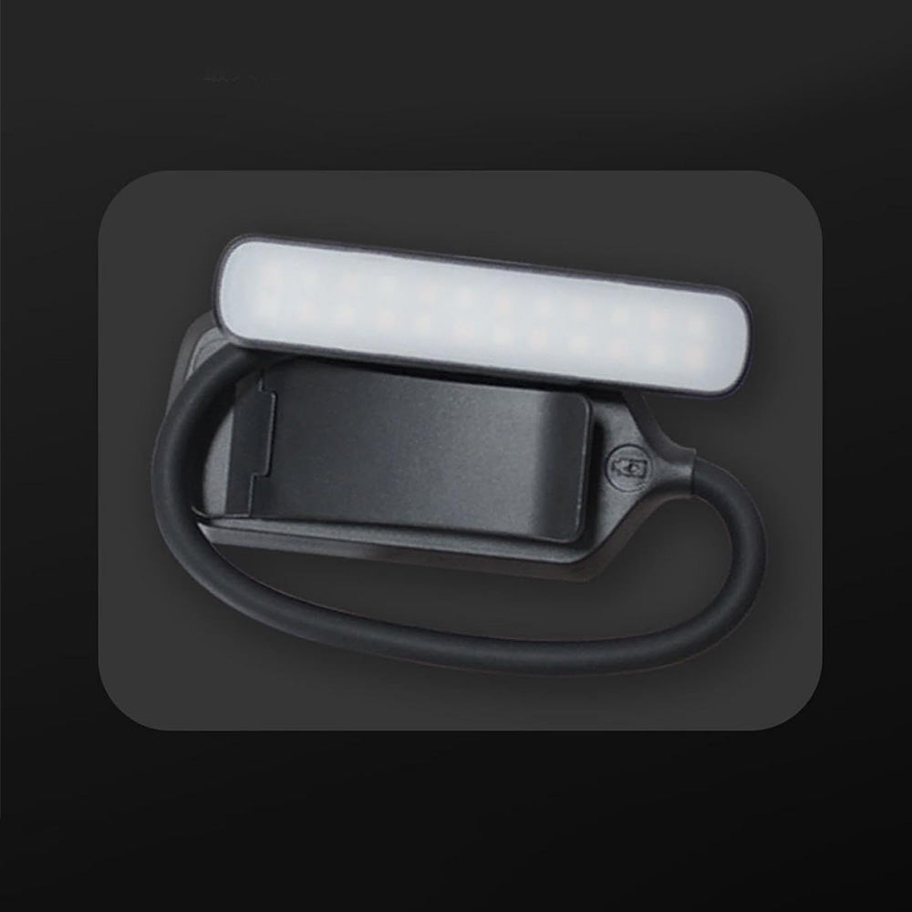 Rechargeable Flexible Goose Neck Clip-on 24 LEDs Eye Caring Book Light for Reading