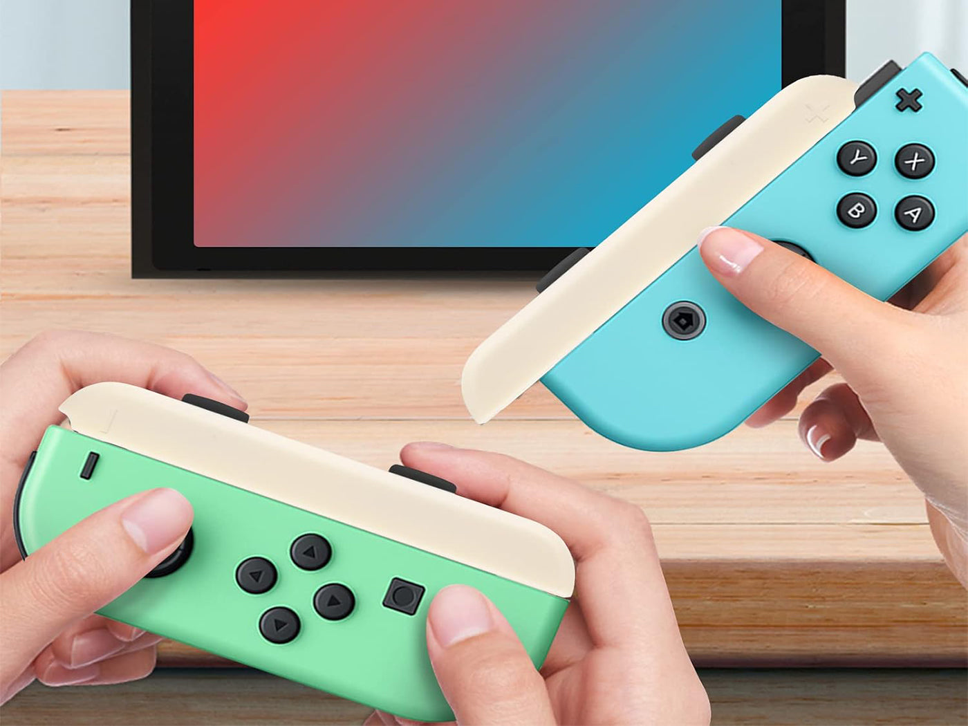 Wireless Switch Gamepad Controllers for Nintendo Joy-Con with Wake-up Function Support