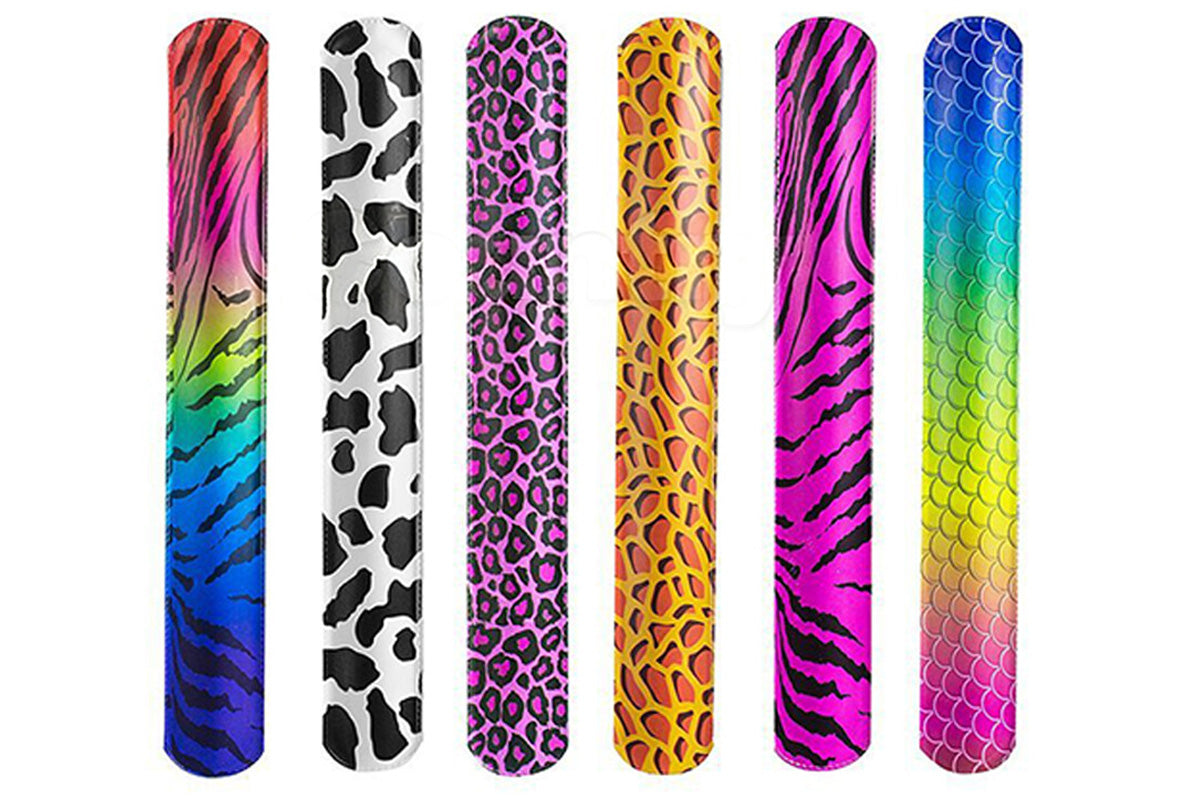 100Pcs Slap Bracelets Party Bracelet Gifts Birthday Decorations for School Holiday