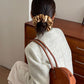 6Pcs Satin Scrunchies for Women Large Hair Scrunchy Thick Elastic Hair Ties Hair Bands Ponytail Holders