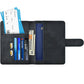 Passport Holder RFID Blocking Leather Cover Wallet With Closure For Travel Essentials