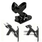 Dual Hole 45 and 90 Degree Adjustable Aluminum Flag Pole Wall Mount Holder