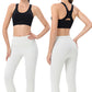 Women Adjustable Sports Bra Wide Strap Design for Running and Gym Fitness-Black
