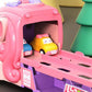 Car Toys Unicorn Toys Truck with Foldable Race Track and 6 Princess Cars for Girls