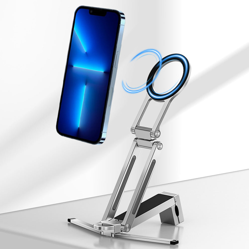 360 Degree Rotating Tripod Adjustable Aluminum Phone Tripod for Android iPhone 12 to 17