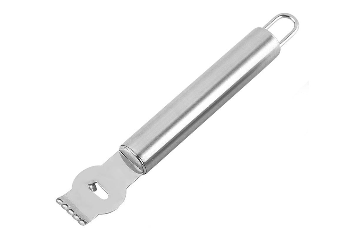 Stainless Steel Lemon Zester Grater Citrus Peeler With Channel Knife