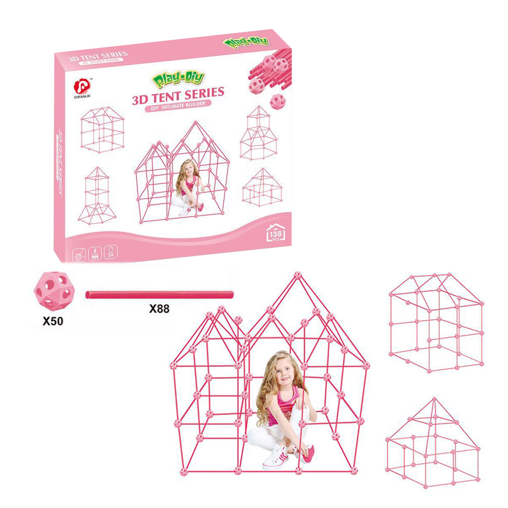 Kids DIY Creative Fort Building Toy Set