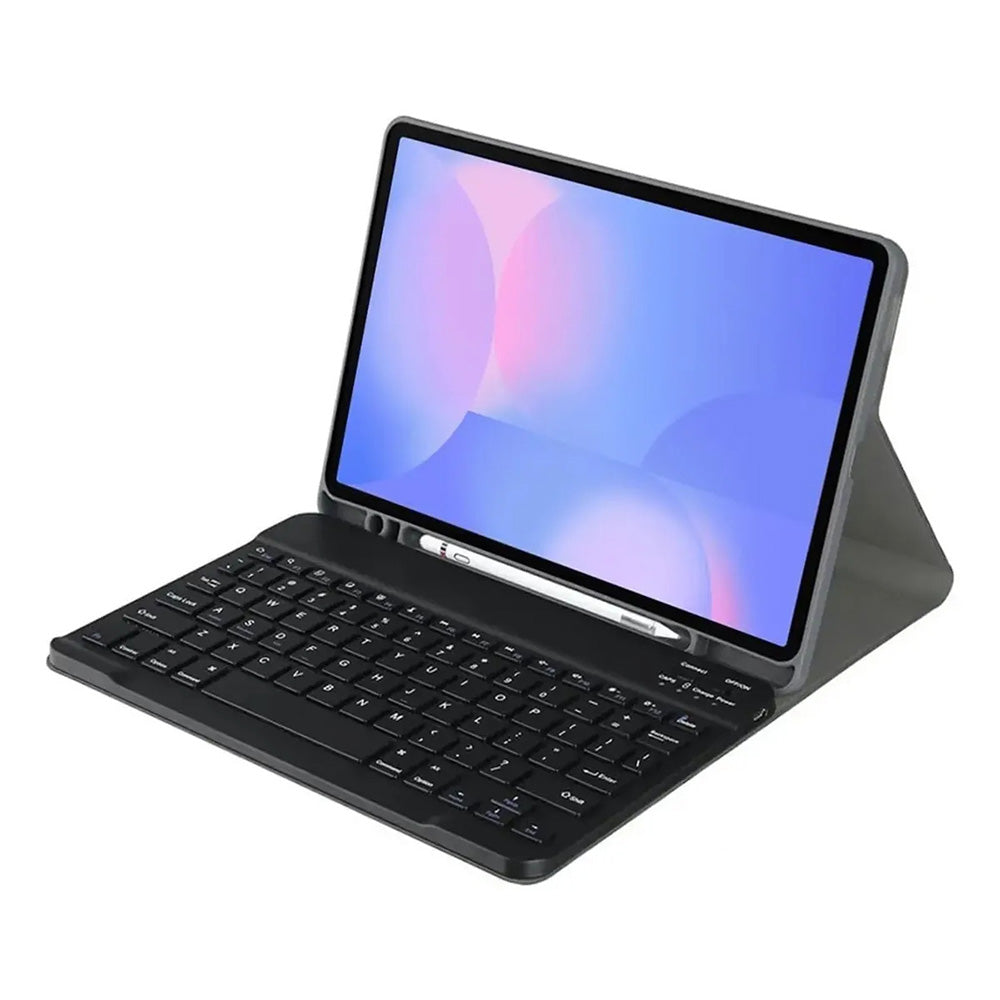 Keyboard Case and Mouse for Samsung Tab S11 S10 S9 S8 S7 11 Inch Models-Black