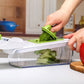 Vegetable Chopper with Container Mandoline Slicer for Kitchen Salad Prep