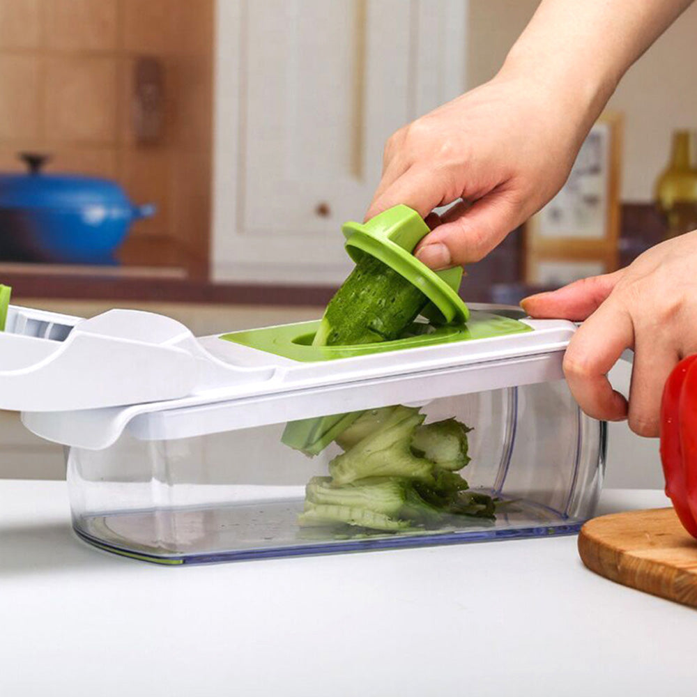 Vegetable Chopper with Container Mandoline Slicer for Kitchen Salad Prep