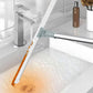 Floor Squeegee with Adjustable Long Handle 50cm Silicone Floor Brush Scrub Broom Scrubber