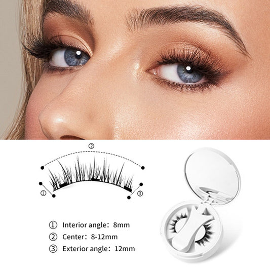 Eyelashes Kit With Clip Reusable Lashes Glue-Free False Lashes