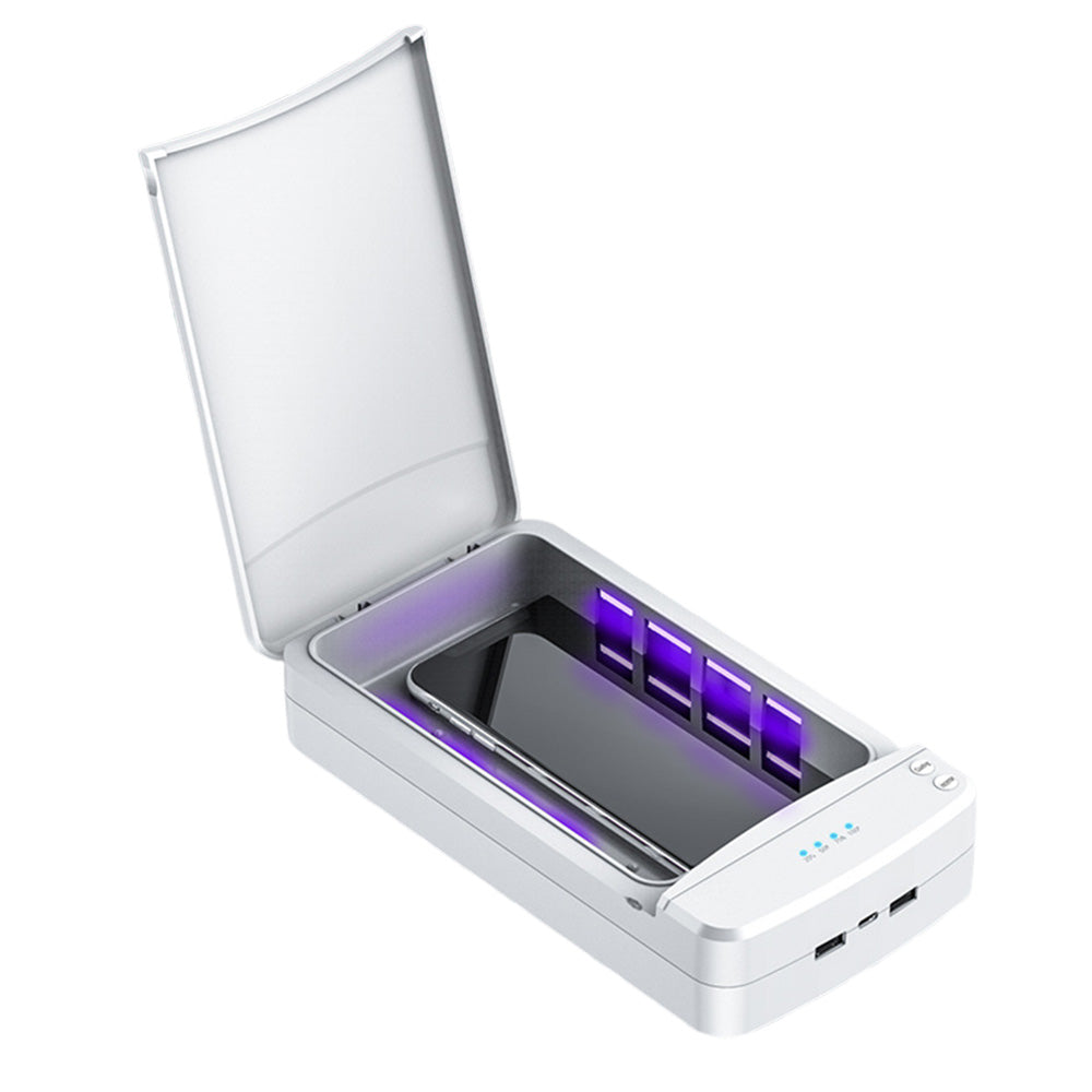 Portable USB Direct Plug-in Sterilizer with Purple Light for Phone